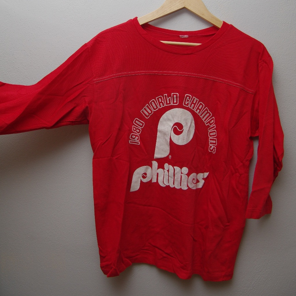 EPIC true vintage 1980 Champions Phillies shirt! L